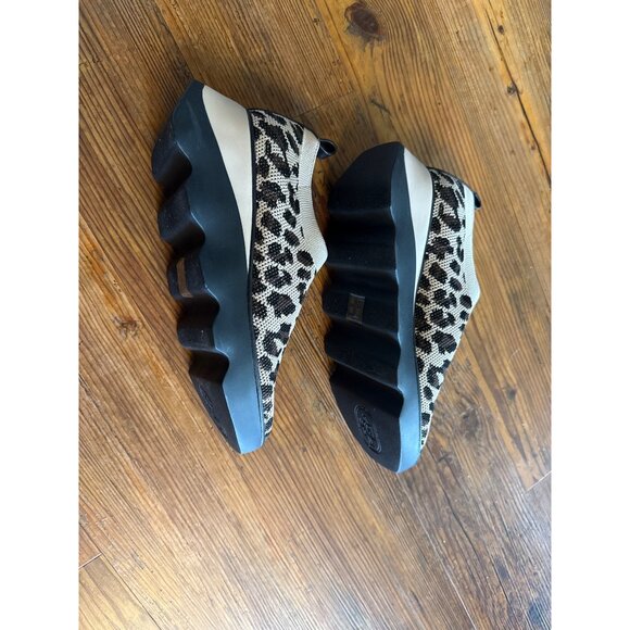 L'Amour Des Pieds Women's Havanna Wedge Sneakers Size 6.5 US Leopard Print New - Picture 3 of 7